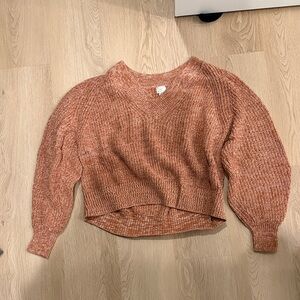 a new day Women's V-Neck Sweater - Copper